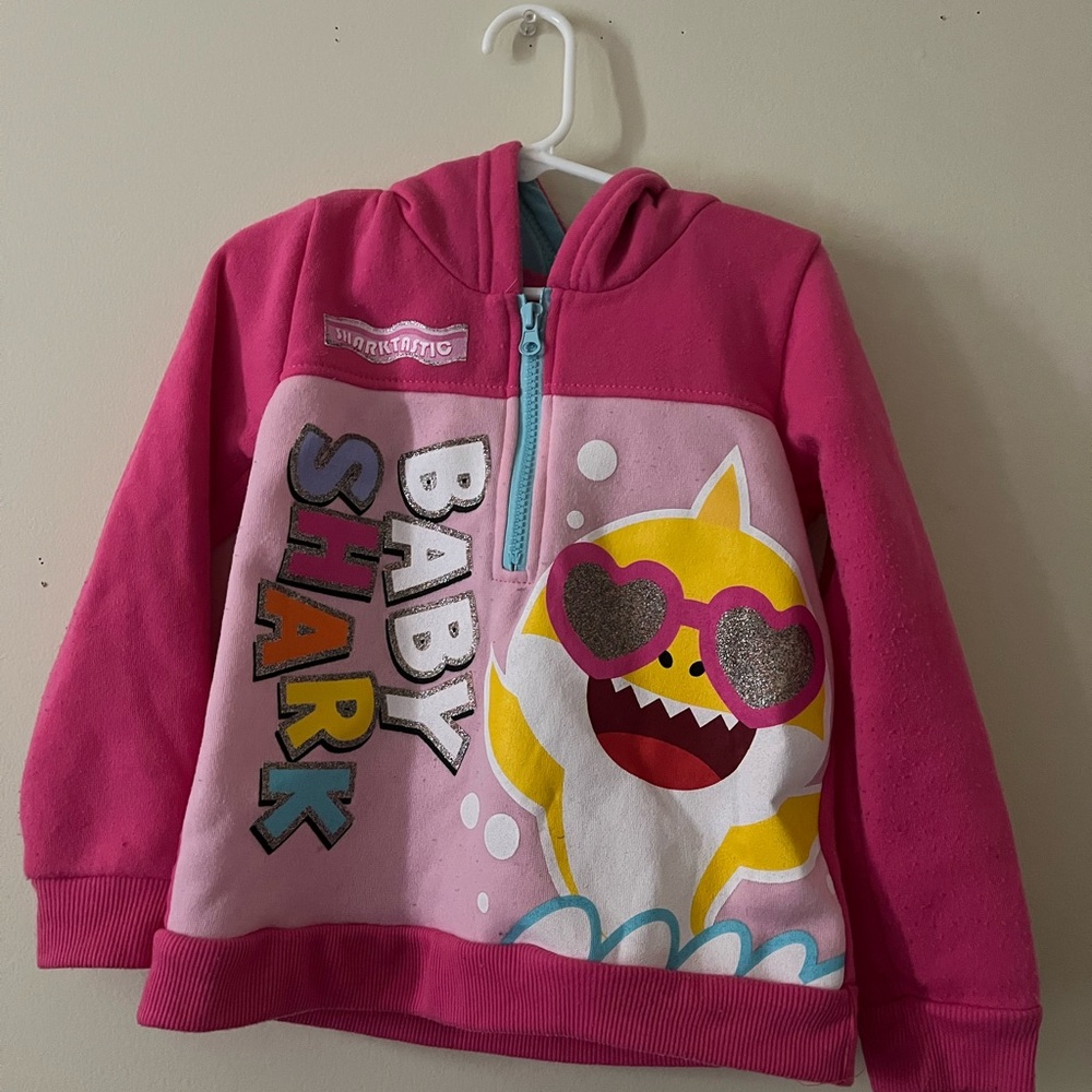 Pink Baby Shark Hoodie